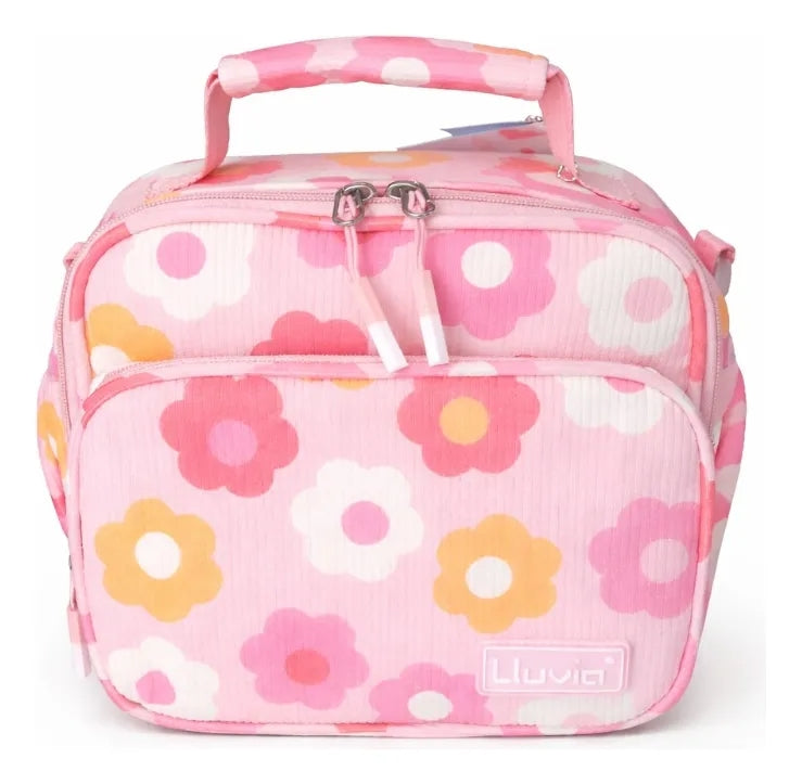 Set 3 Piezas Lluvia Diseño Floral Mochila Lonchera Lapicera