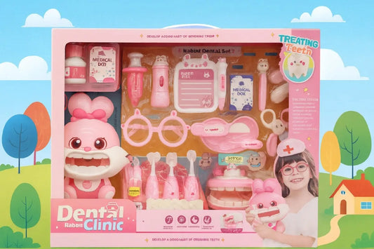 Juego De Dentista Infantil Rabbit Clinic 25 Piezas Candy