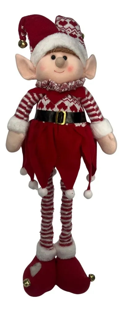 Decoracion Duende Patón Rojo Para Pie De Árbol 76x13x22