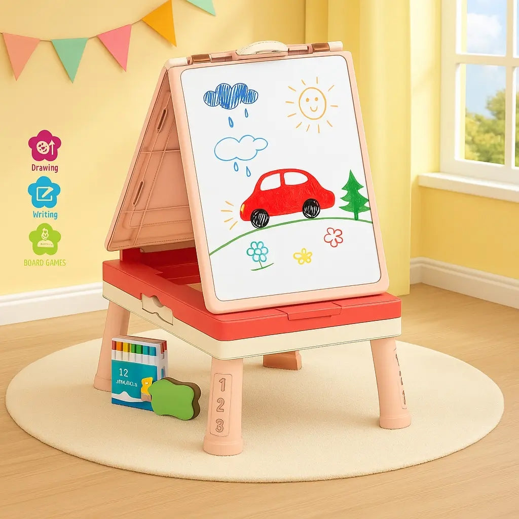 Juego De Pizarrón Educativo Infantil Candy Toys 37 Piezas