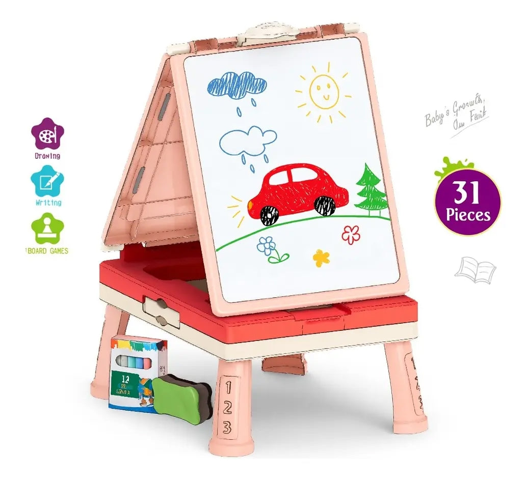 Juego De Pizarrón Educativo Infantil Candy Toys 37 Piezas