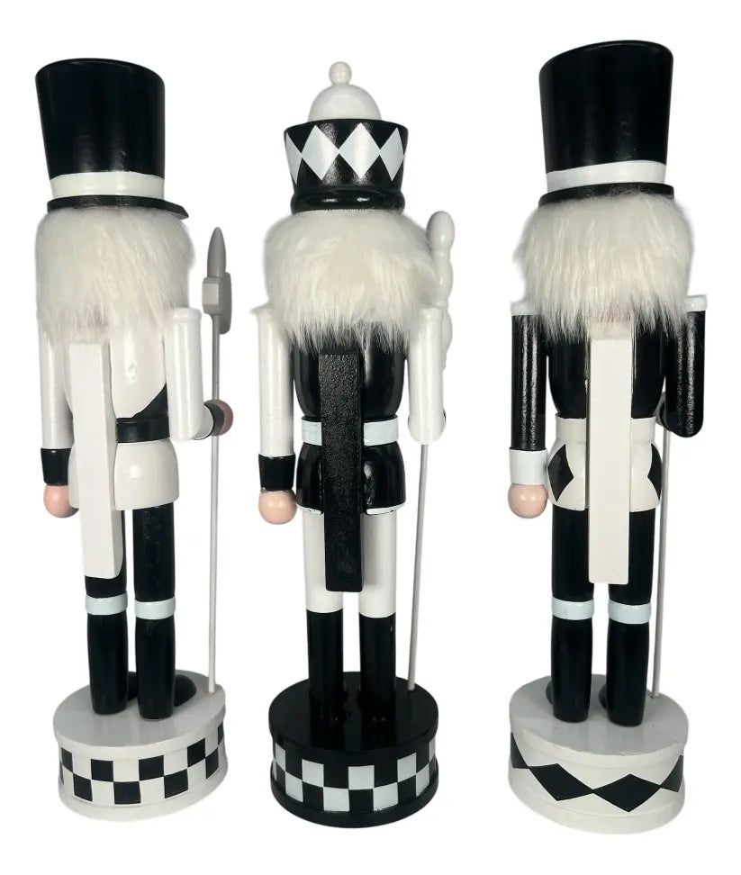 Cascanueces Decorativo Navidad Lluvia 30 Cm Muñeco Navidad