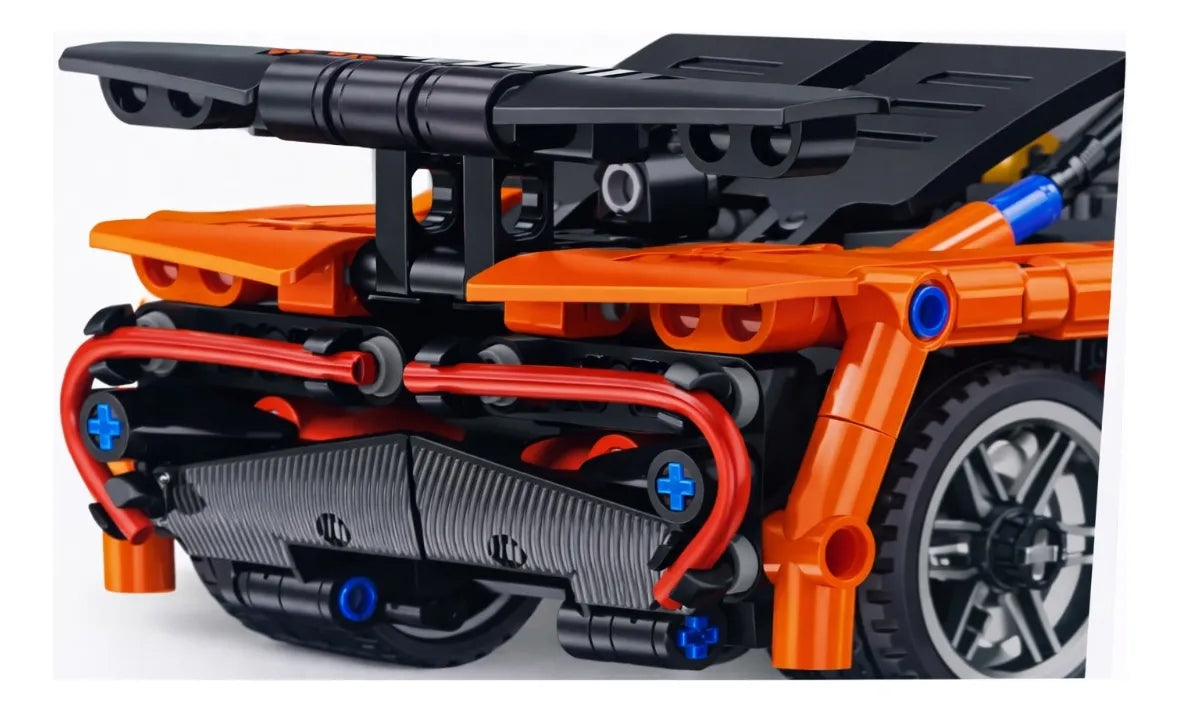Carro Deportivo De Bloques De Construcción Rc 491 Piezas