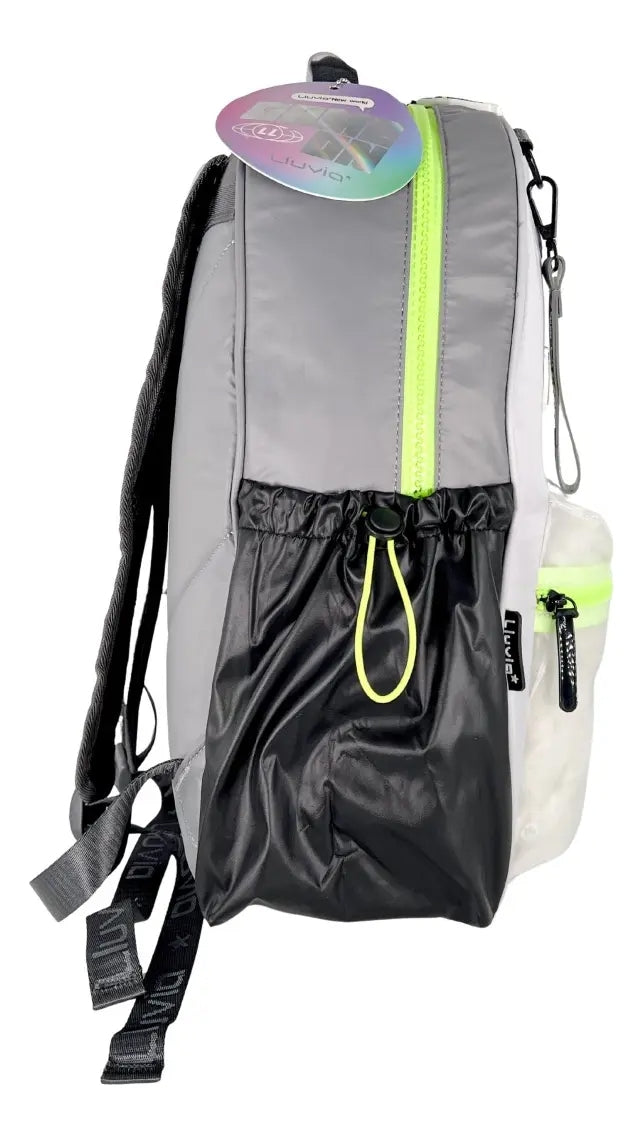 Paquete Mochila 3 Piezas Marca Lluvia Gris Ovni Primaria