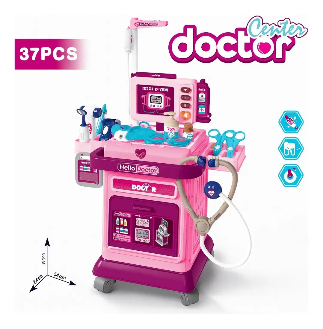 Set Médico Hello Doctor Center 37 Piezas Candy Toys