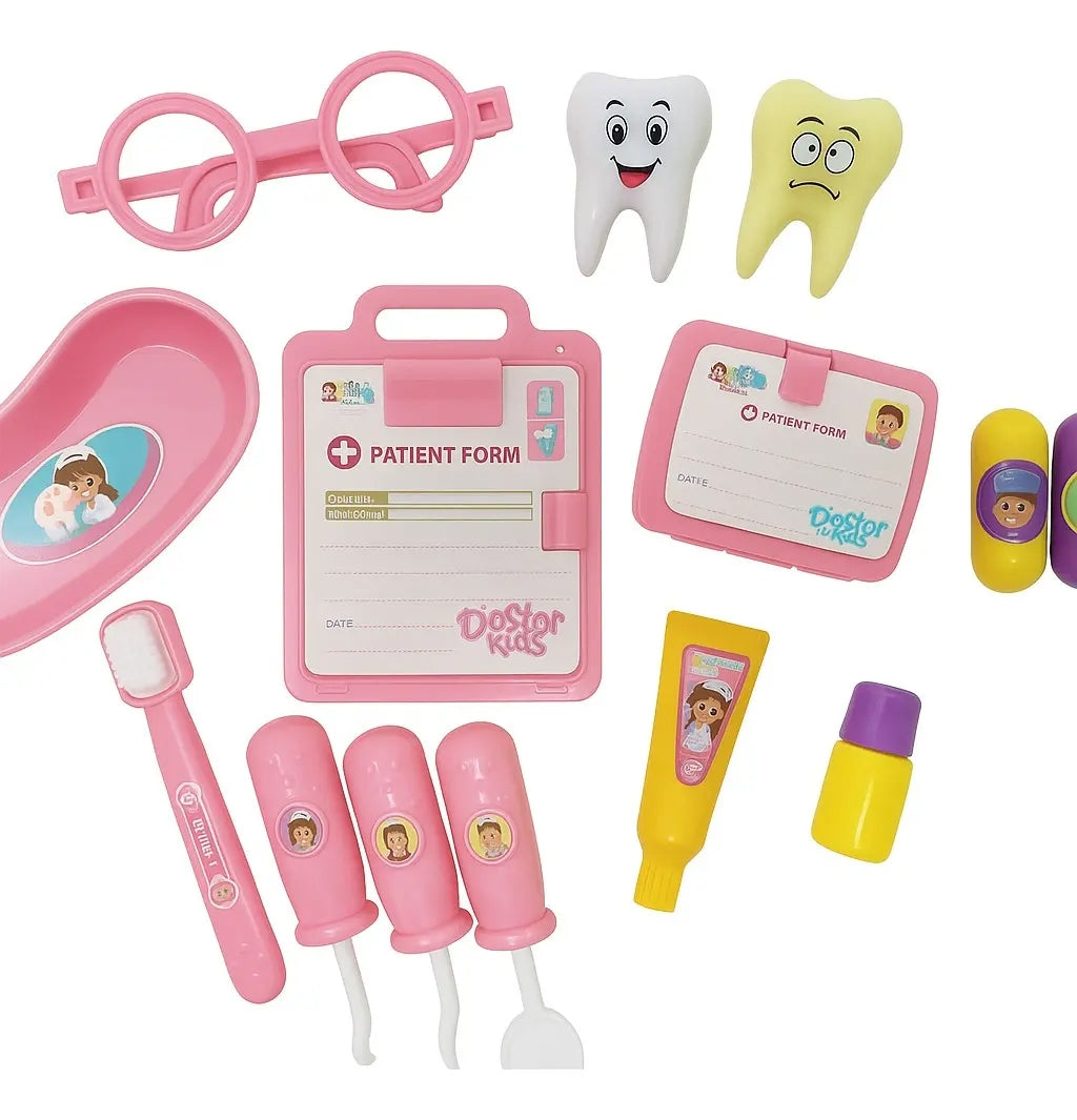 Juego De Dentista Para Niños Candy Toys 14 Piezas