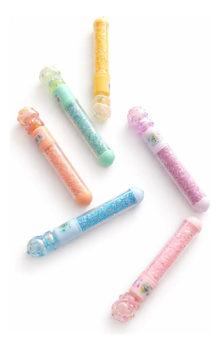 Marcatextos Kawaii 6 Piezas Tonos Pastel Tapa Dinosaurio