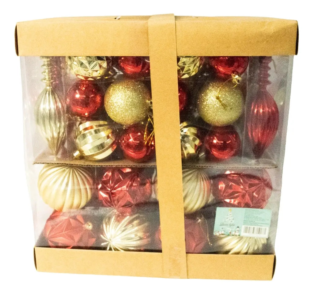 Esferas Decorativas Para Arbol 74 Piezas 8 Cm 17cm, 6 Cm
