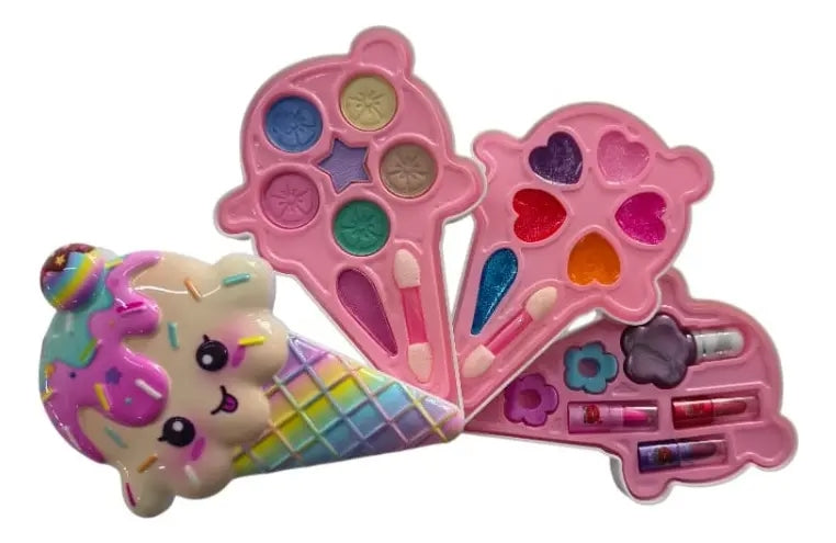 Set De Maquillaje En Estuche Helado 8 Piezas Candy Toys