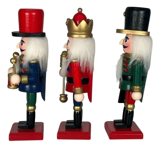 Cascanueces Guardianes De La Navidad Soldados 6 Piezas 8x2x3