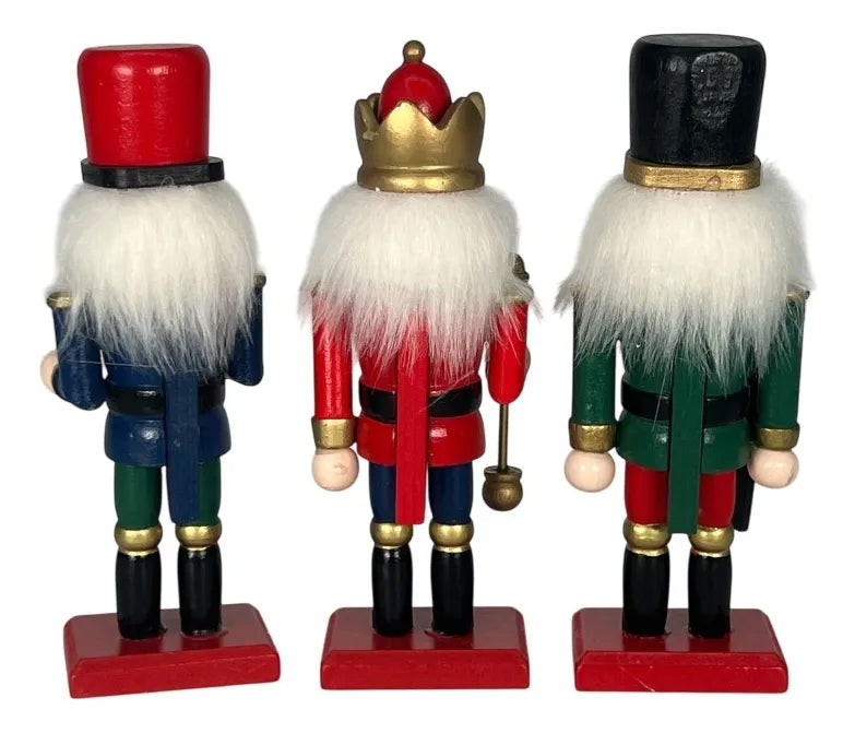 Cascanueces Guardianes De La Navidad Soldados 6 Piezas 8x2x3