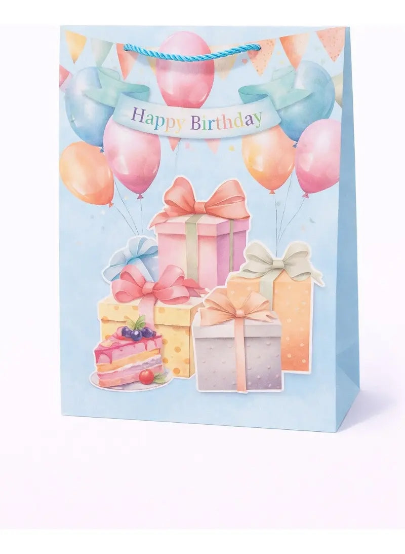 Bolsas De Regalo Una Docena Feliz Cumpleaños Con Relieve 3d