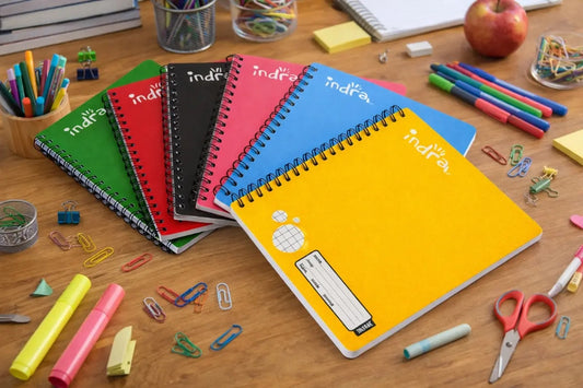 Libretas 6 Piezas Indra Cuadro Grande Con Tabla Periódica