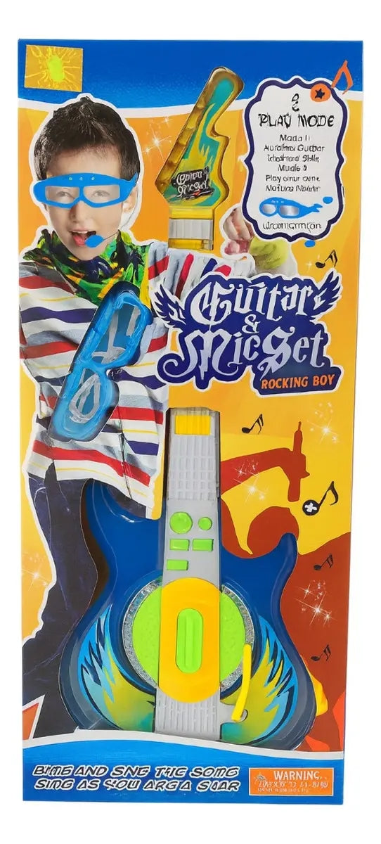 Guitarra Musical Para Niños Candy Toys Con Notas Y Efectos