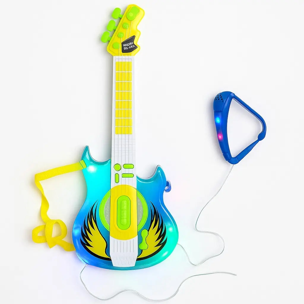 Guitarra Musical Para Niños Candy Toys Con Notas Y Efectos