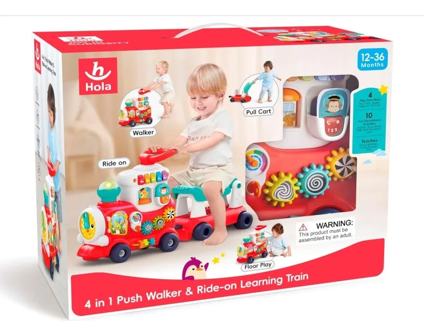 Juguete Tren Montable  Didáctico 4 En 1 Candy Toys