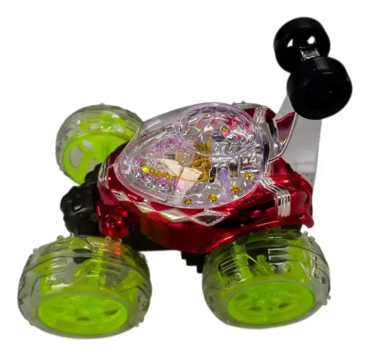 Auto A Control Remoto Maromero Con Luz Giros 360° Candy Toys