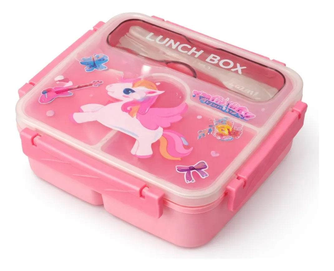Tupper Lunch Box Infantil 3 Personajes Diferentes 1200 Ml