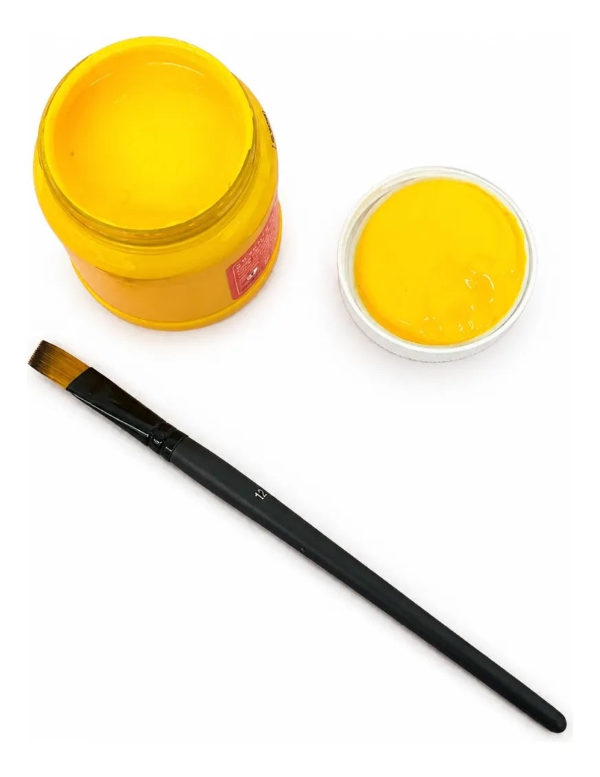 Pintura Acrílica Politec 250 Ml Amarillo Multi Superficie