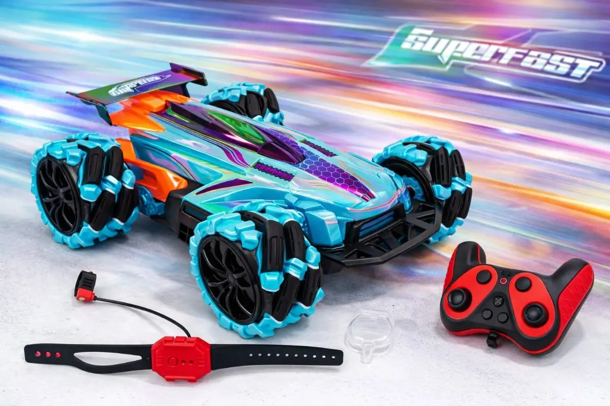 Carro Rc Maromero 360° Drift Stunt 4x4 Con Control De Muñeca