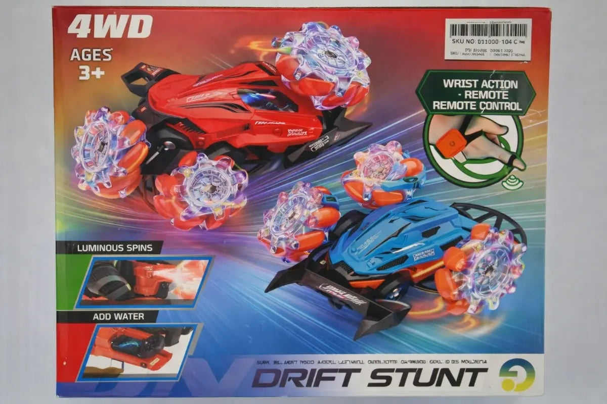 Carro Rc Maromero 360° Drift Stunt 4x4 Con Control De Muñeca