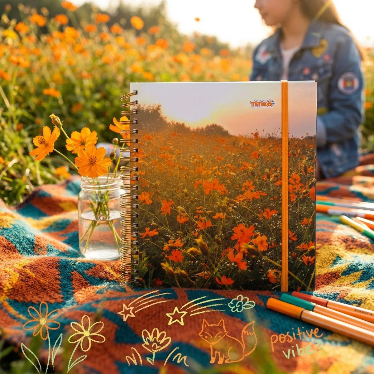 Cuadernos 200 Hojas Cuadro Grande Set 2 Piezastitiko