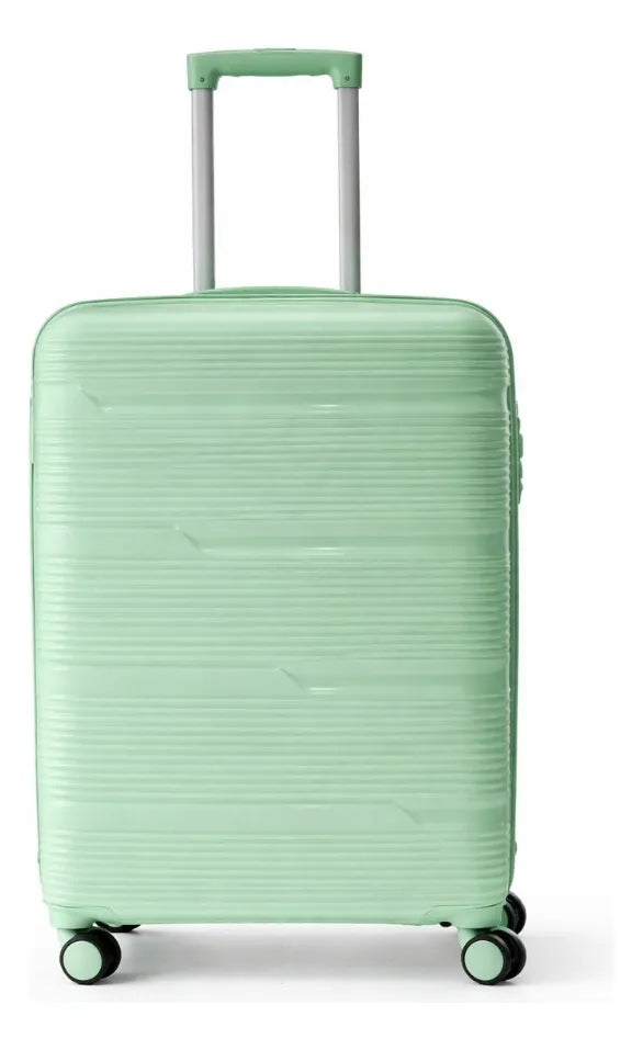 Juego De 3 Maletas Lluvia Color Verde Diseño Elegante