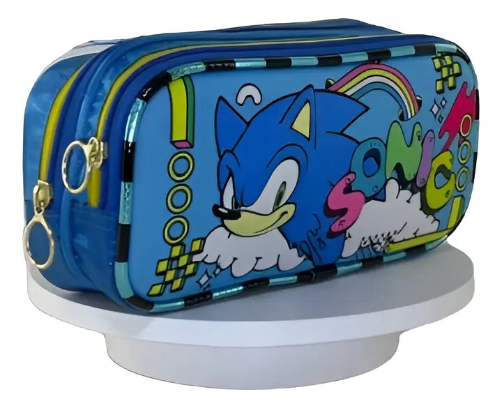Kit Escolar Ruz Sonic 3d Con Luz