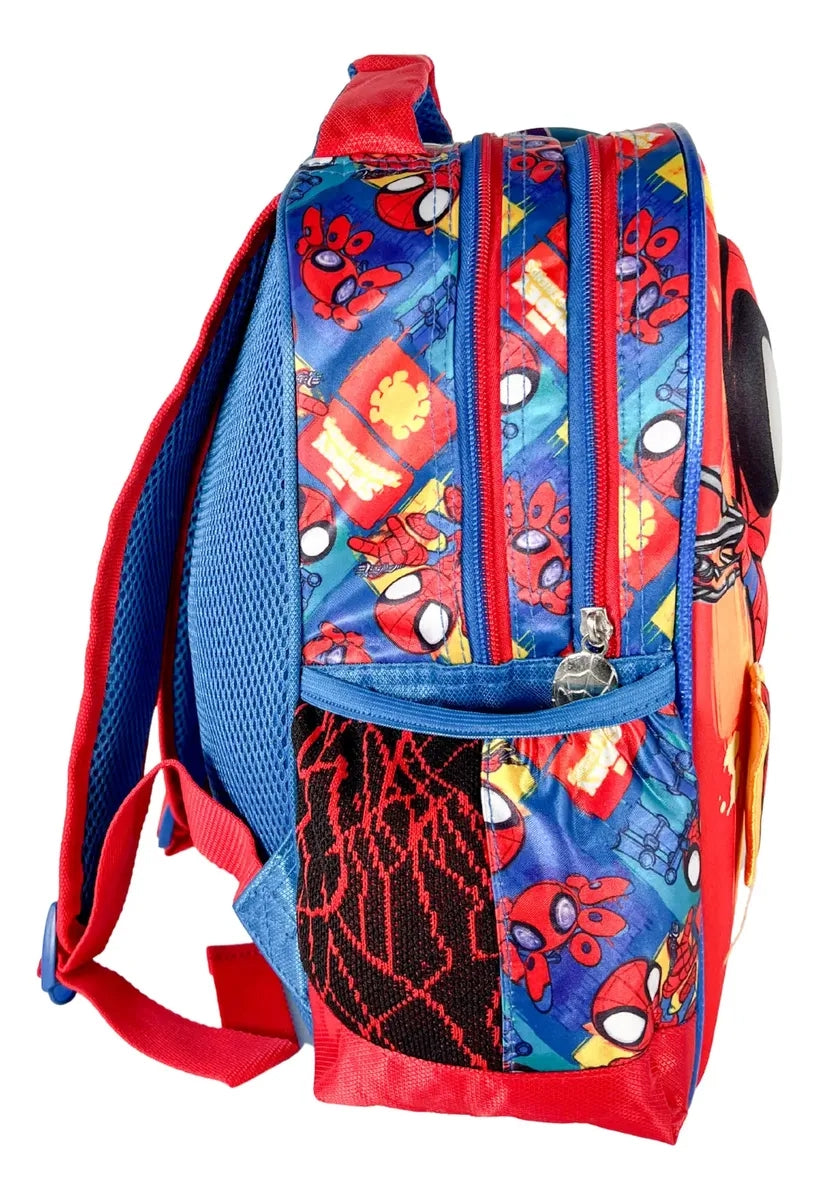 Kit De Mochilas Ruz Kínder Spidey Naranja
