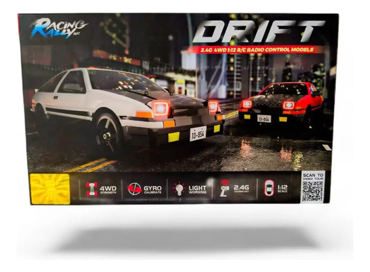 Carro R/c Drift Racing Rally 4wd Recargable Candy Toys