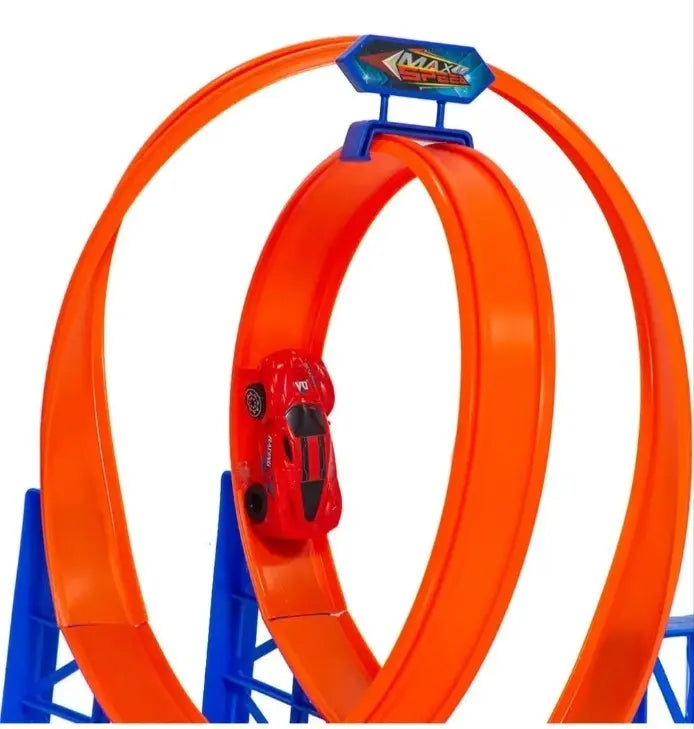 Pista Armable De Autos Con Robot Rampa Track Racing