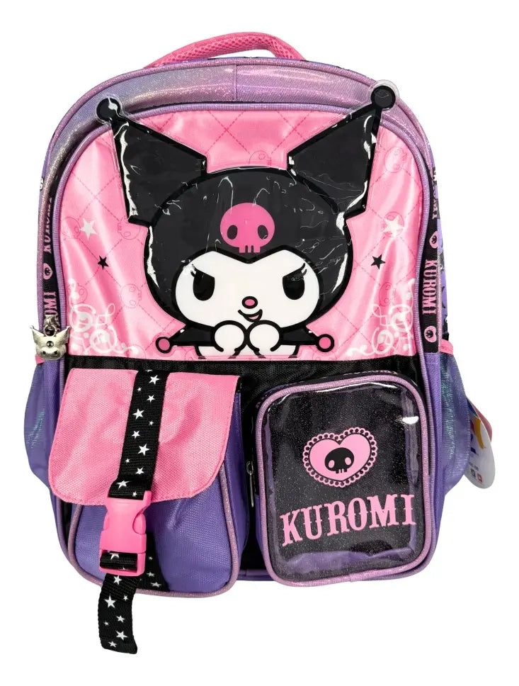 Mochila Kinder Marca Ruz Kuromi Aventura Kawaii