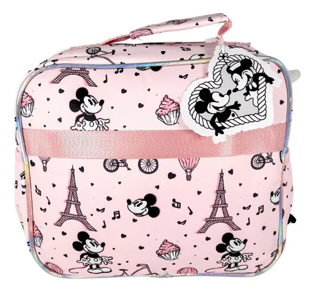 Paquete Mochila 3 Piezas Marca Lluvia Mickey Paris Primaria