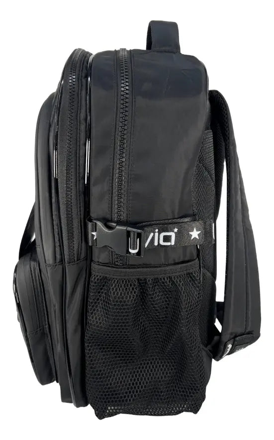 Mochila Juvenil Marca Lluvia Estilo Urbano Negro