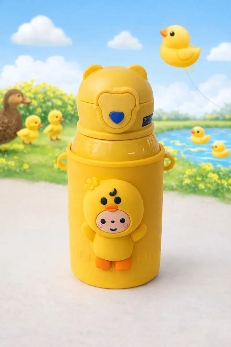Termo Mokyo 450 Ml Para Niños Con Muñeco Sonido 4 Colores