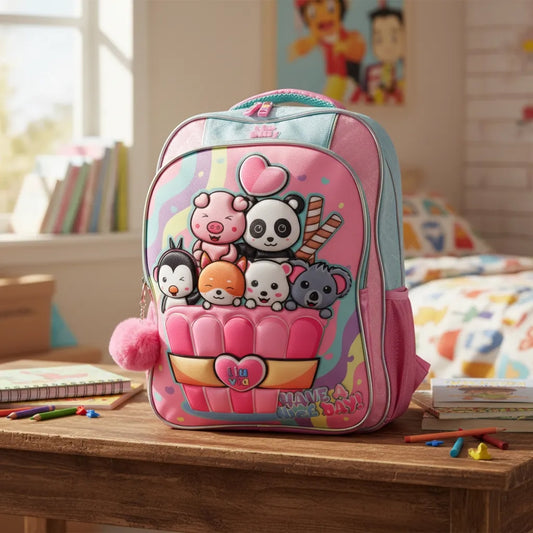 Paquete Mochila 3 Piezas Marca Lluvia Nice Day Primaria