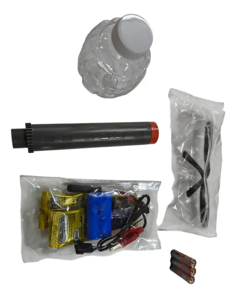 Rifle Candy Toys Con Luz Led Efecto Disparo Y 30,000 Balas