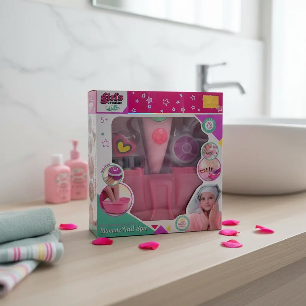 Set Spa De Uñas, Manos Y Pies 14 Piezas Candy Toys