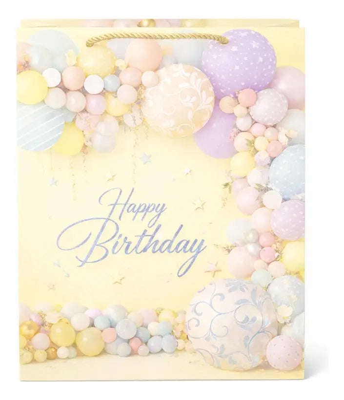 Bolsas De Regalo Una Docena Globos Con Letras Metálicas