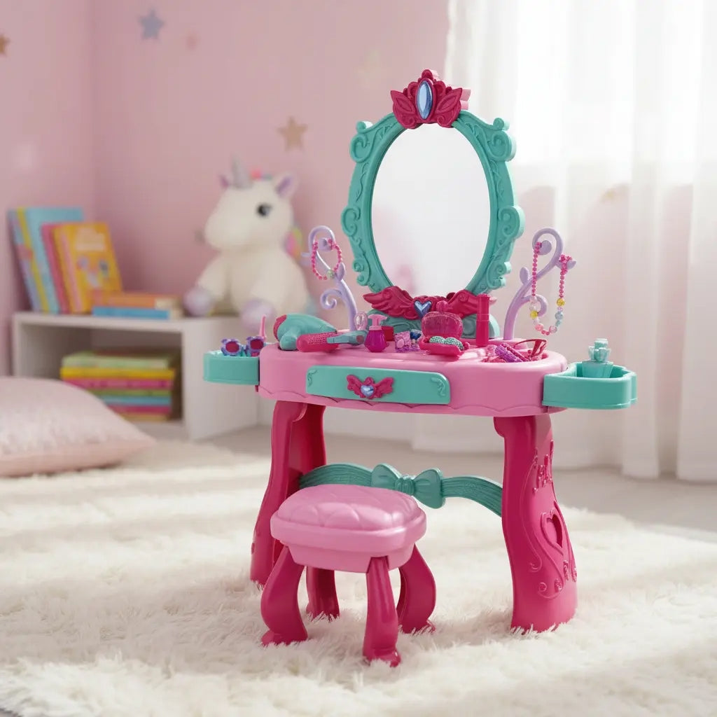 Tocador Infantil Princess Dressing Table 31 Piezas
