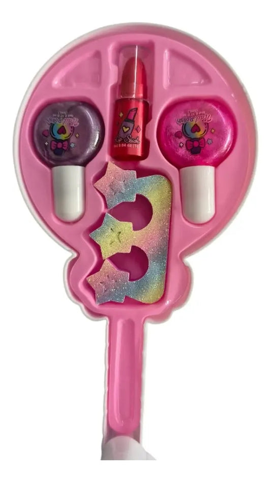 Set De Maquillaje En Estuche Paleta 6 Piezas Candy Toys