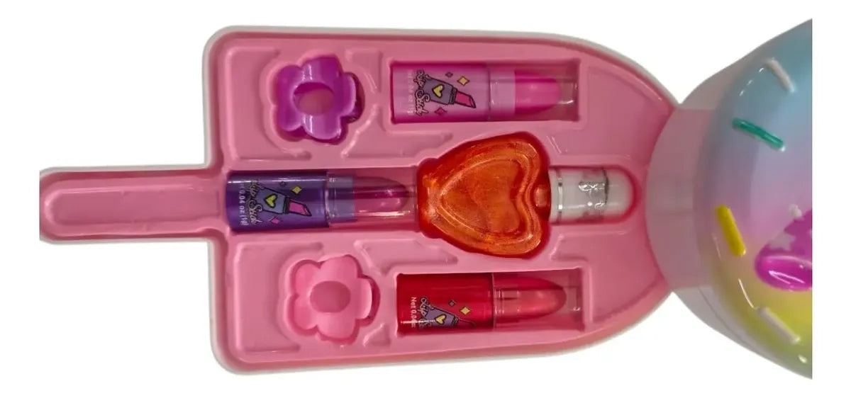 Set De Maquillaje En Estuche Paleta 8 Piezas Candy Toys