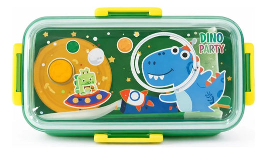 Tupper Lunch Box Lluvia 500 Ml Con Contenedor Para Yogurt