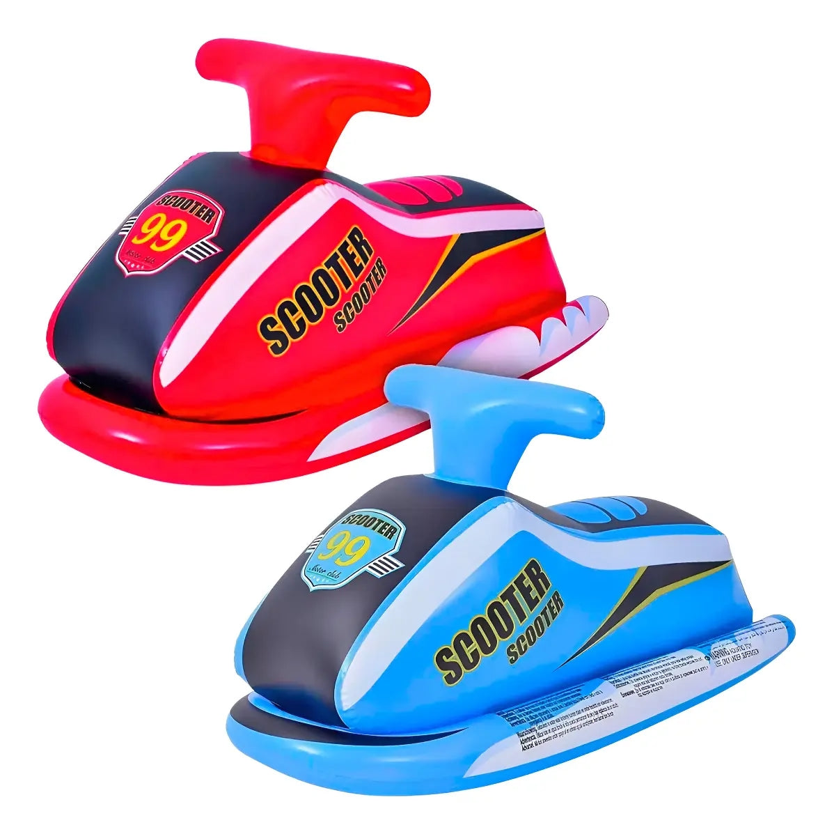 Moto De Agua Inflable Para Niños Ideal Pileta Playa Verano Color Azul