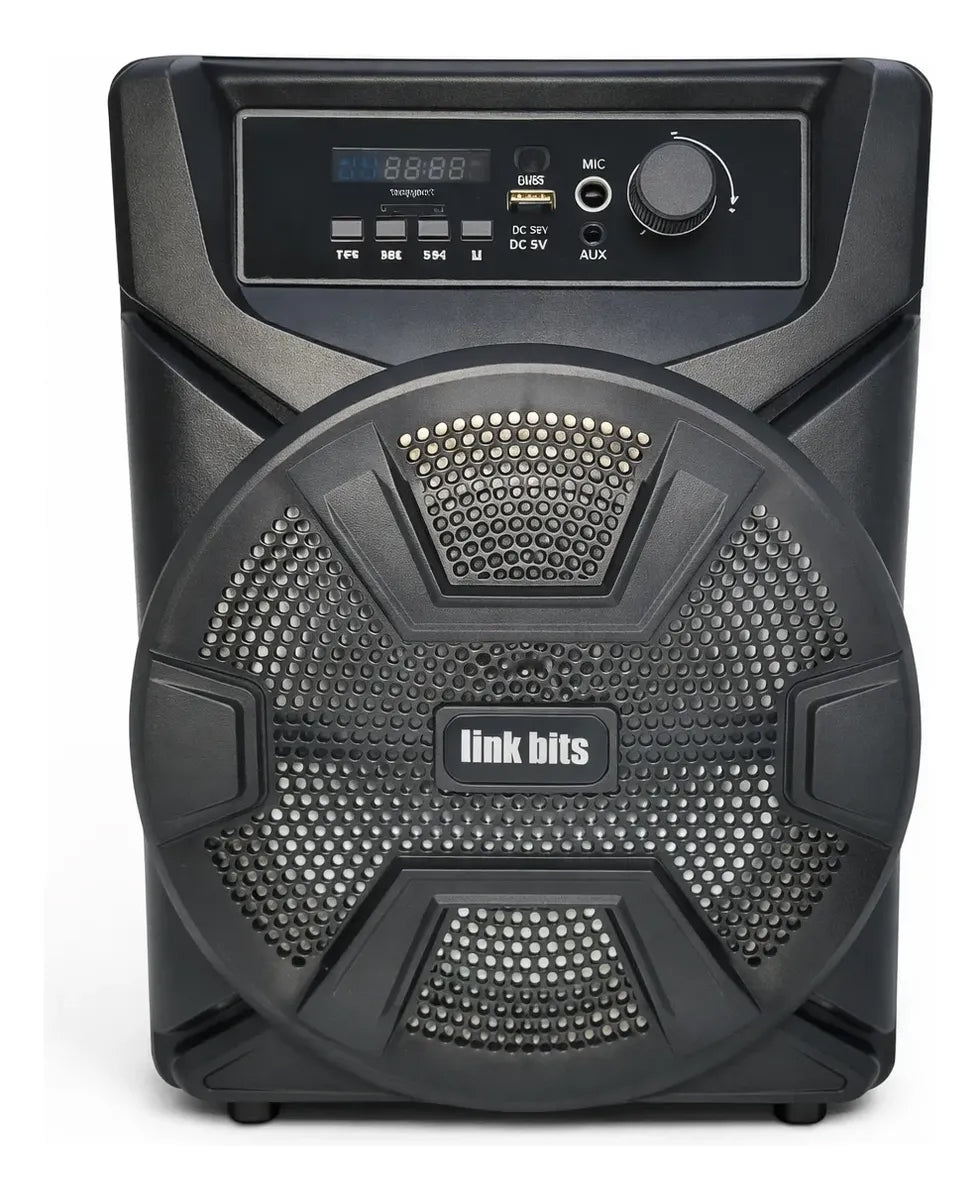 Bocina Knup Recargable Bluetooth 8 Pulgadas Con Radio Fm Usb