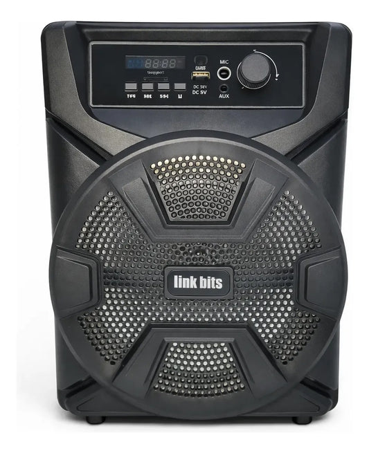Bocina Knup Recargable Bluetooth 8 Pulgadas Con Radio Fm Usb