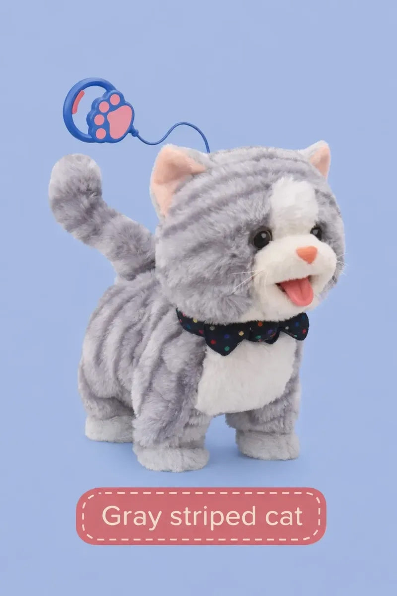 Mascota De Peluche Electrónico Con Movimiento Realista