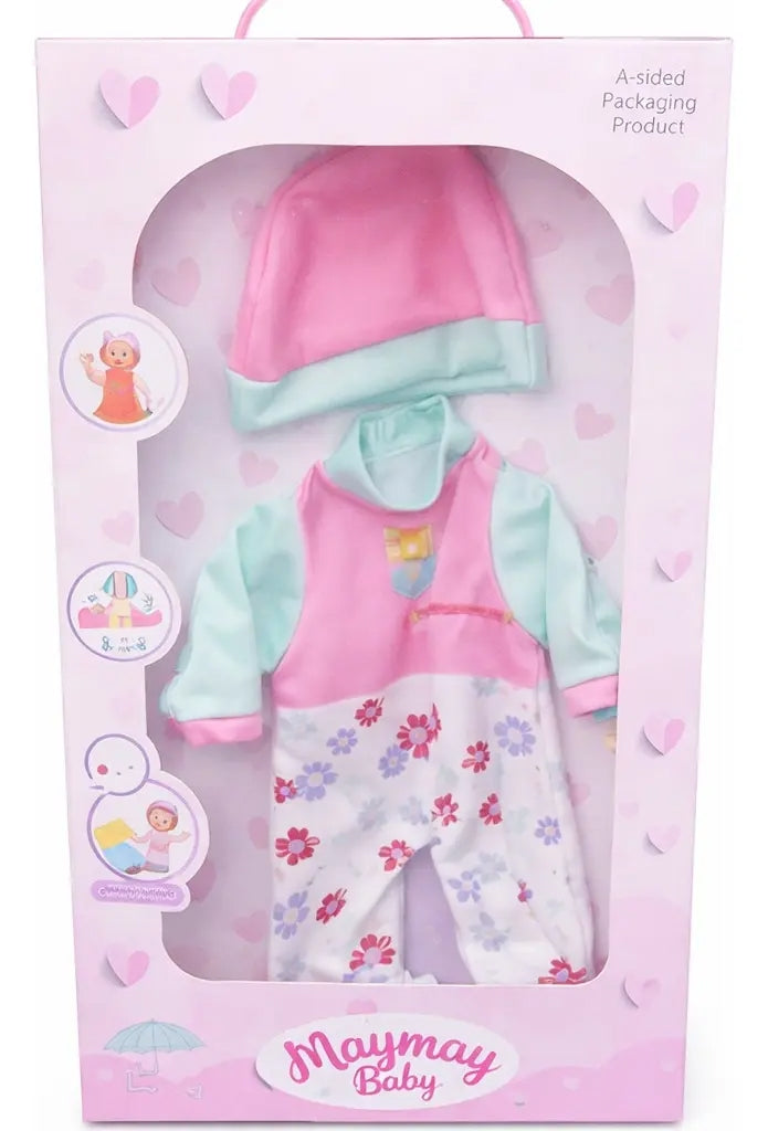 Muñeca Candy Toys Maymay Baby Con Ropa 14 Accesorios