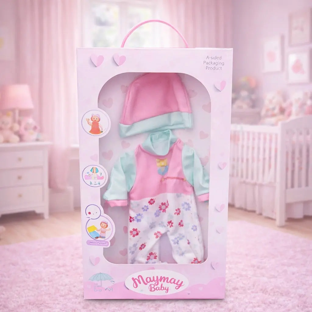 Muñeca Candy Toys Maymay Baby Con Ropa 14 Accesorios
