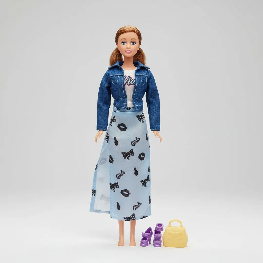 Muñeca Candy Toys Colorful Life Incluye 4 Accesorios